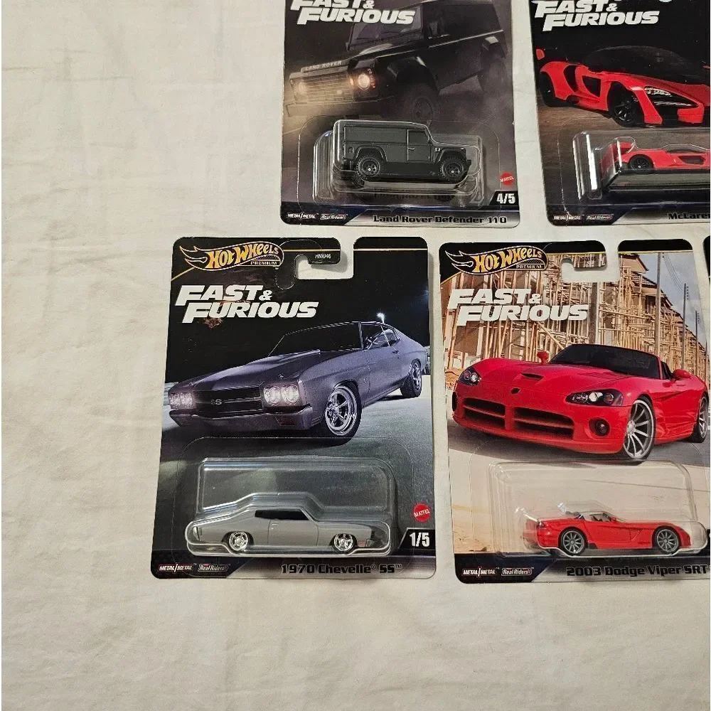HotWheels Premium Full Set Of 5